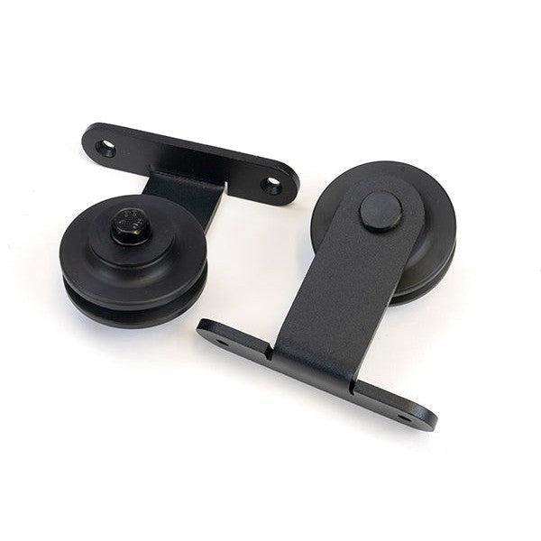 100kg Black (Top Mount) Sliding Door Hardware Kit (3m Track) | From The Anvil - Sliding Door Hardware - From The Anvil - Yester Home