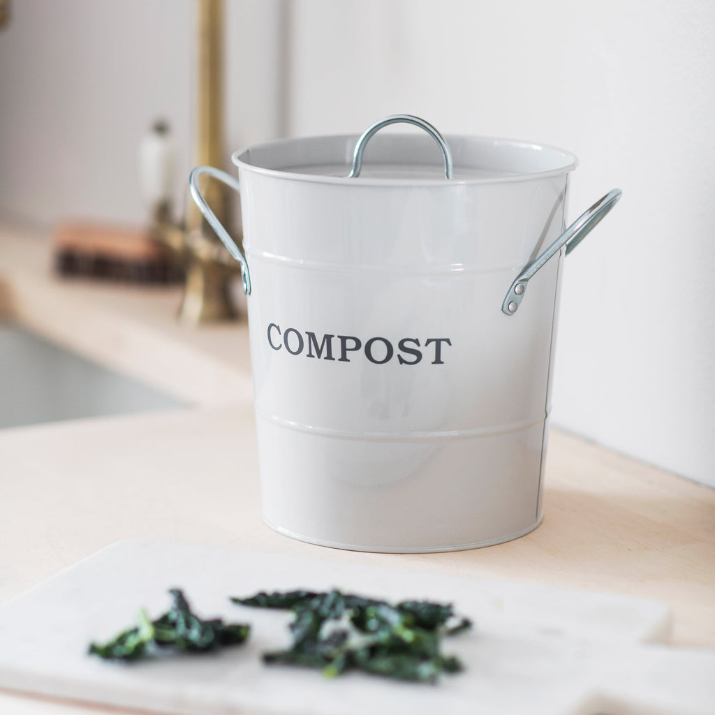 3.5L Steel Compost Bucket-Compost Bins-Yester Home