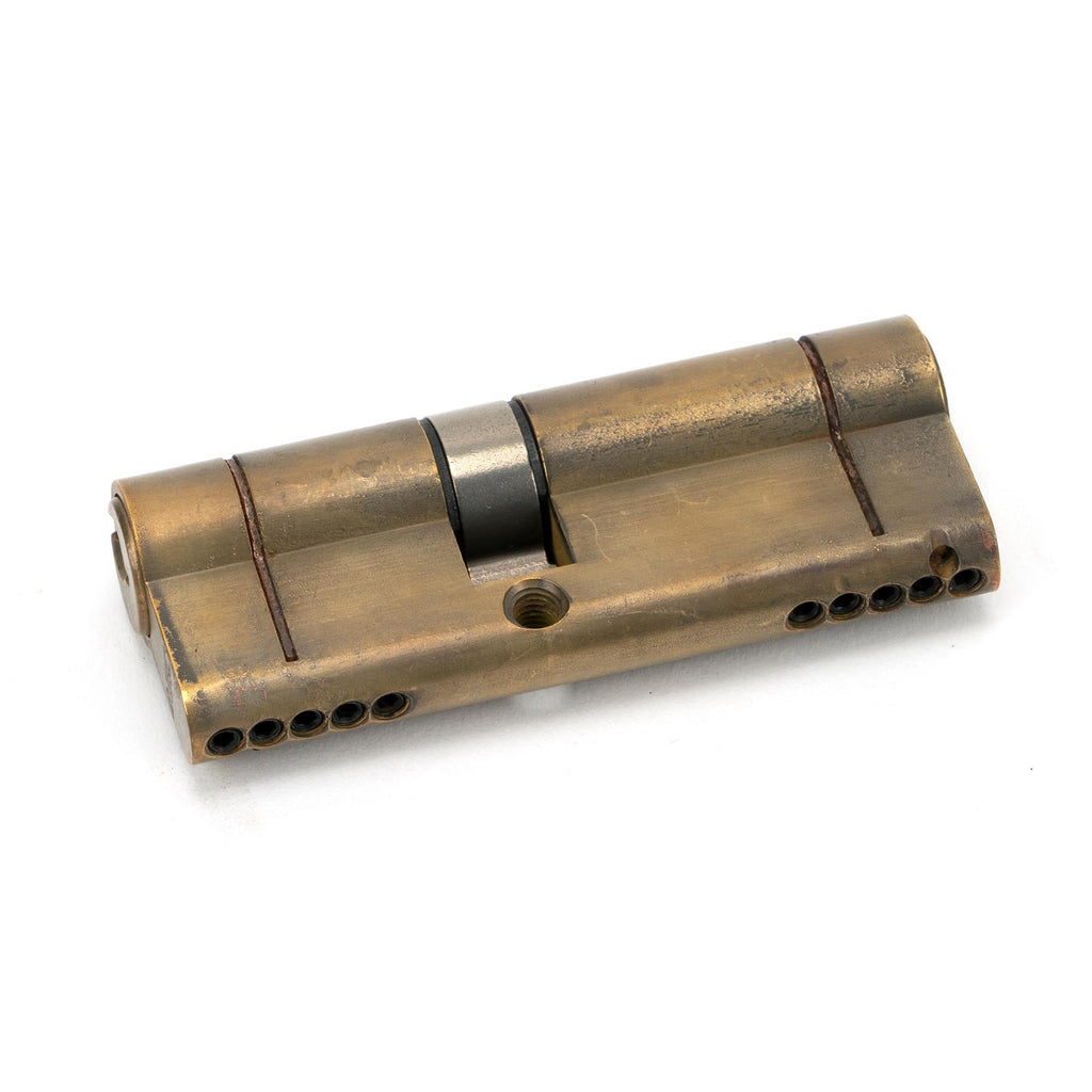 Aged Brass 35/45 5pin Euro Cylinder KA | From The Anvil - Euro Cylinders - From The Anvil - Yester Home