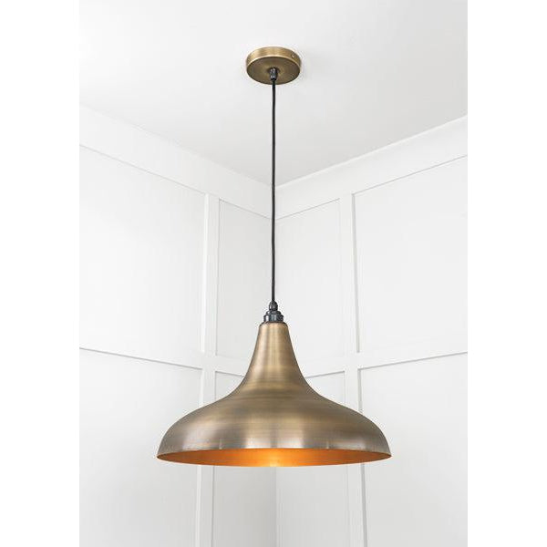 Aged Brass Frankley Pendant | From The Anvil-Ceiling Pendants-Yester Home