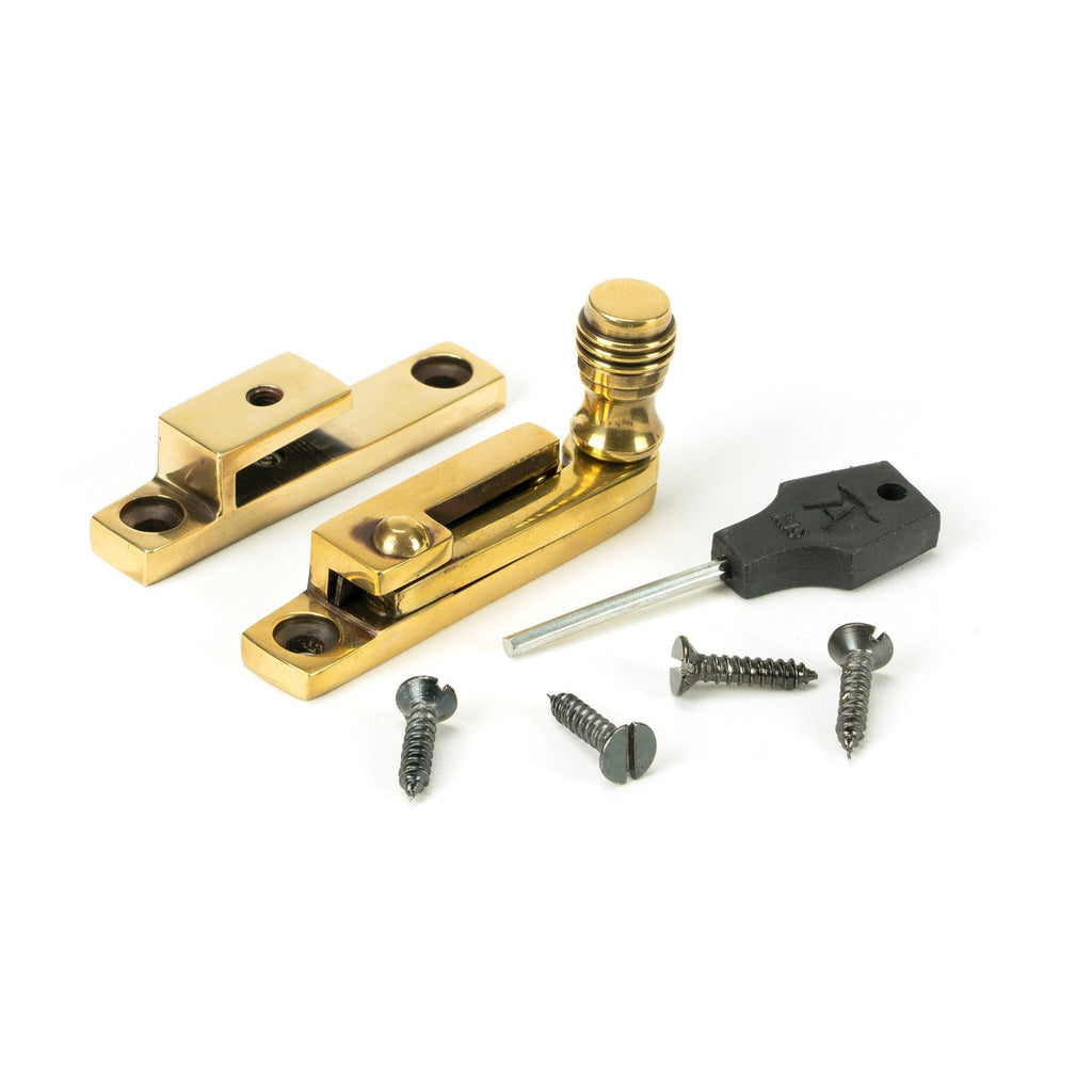 Aged Brass Prestbury Quadrant Fastener - Narrow | From The Anvil-Quadrant Fasteners-Yester Home