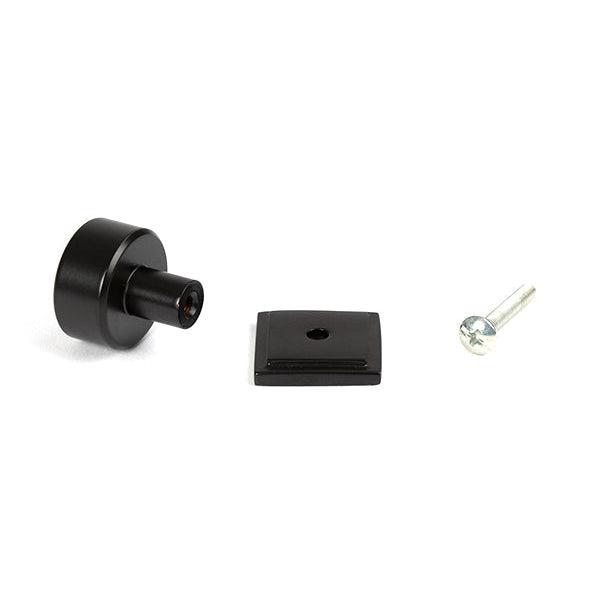 Aged Bronze Kelso Cabinet Knob - 25mm (Square) | From The Anvil-Cabinet Knobs-Yester Home