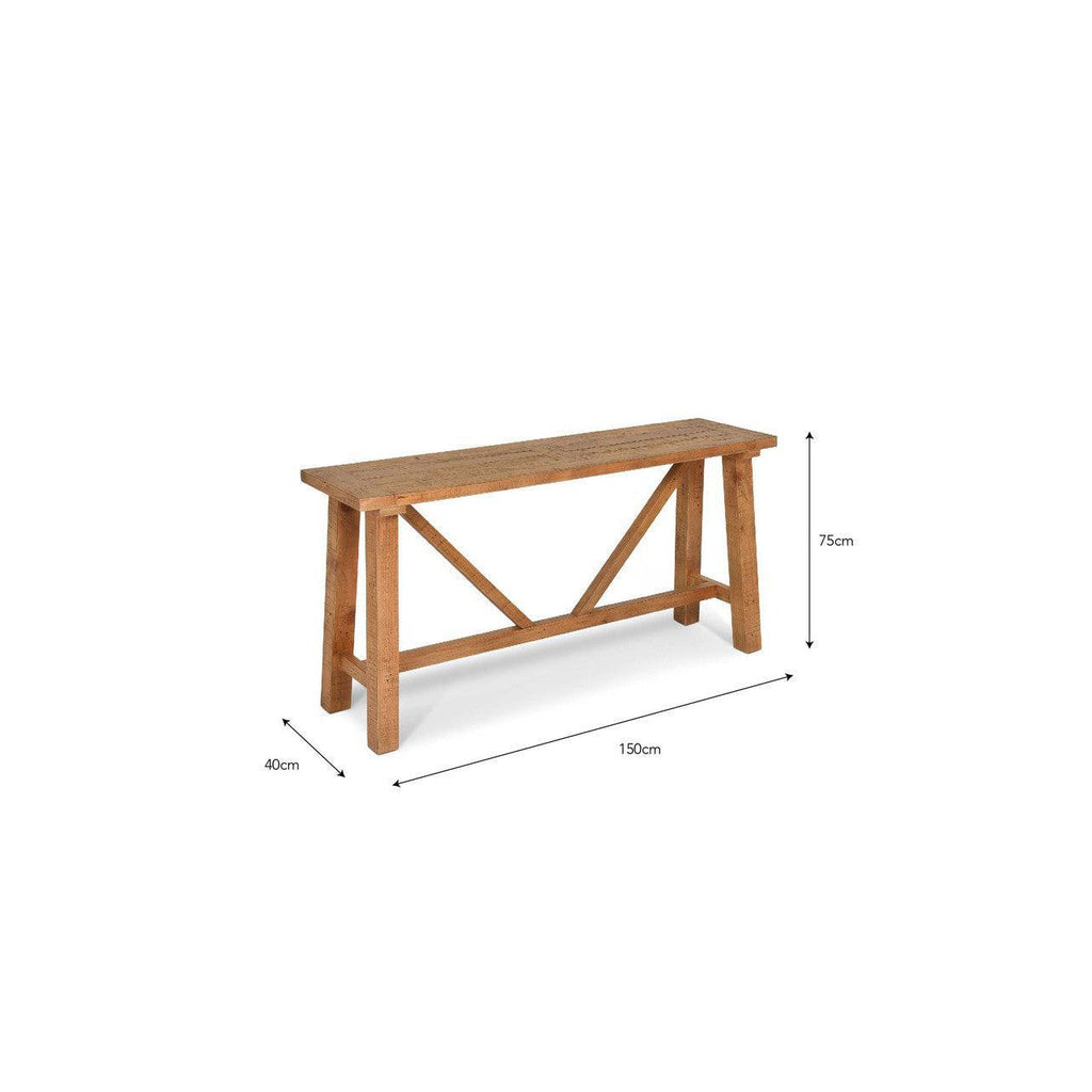 Ashwell Console Table | Natural-Consoles & Sideboards-Yester Home