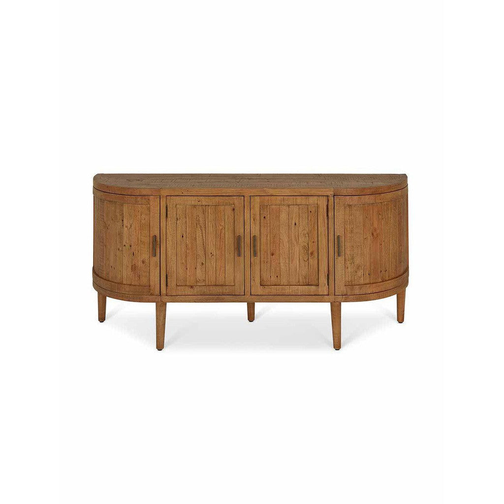 Ashwell Curved Sideboard | Natural-Consoles & Sideboards-Yester Home