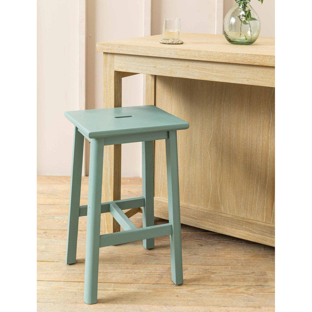 Ashwell Handle Bar Stool | Sage Green-Bar Tables & Stools-Yester Home