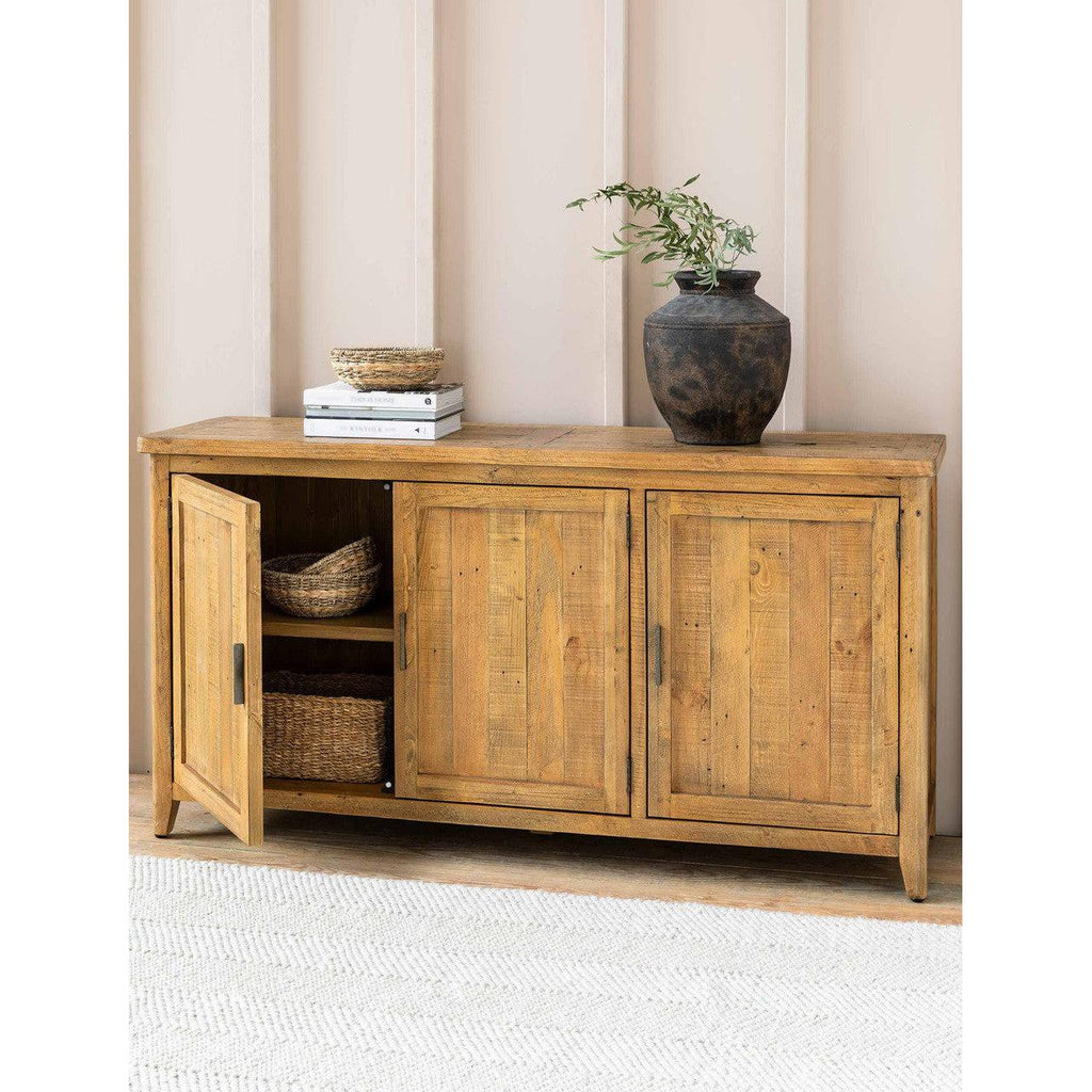 Ashwell Sideboard | 3 Door | Natural-Consoles & Sideboards-Yester Home