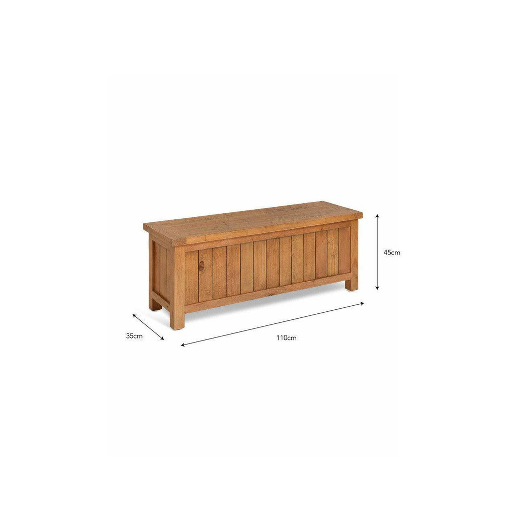 Ashwell Storage Bench Box | Natural-Shoe Storage-Yester Home