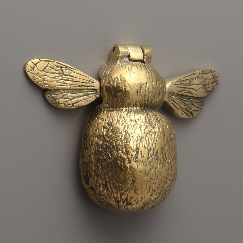 Bumblebee Door Knocker | Solid Brass-Door Knocker-Yester Home