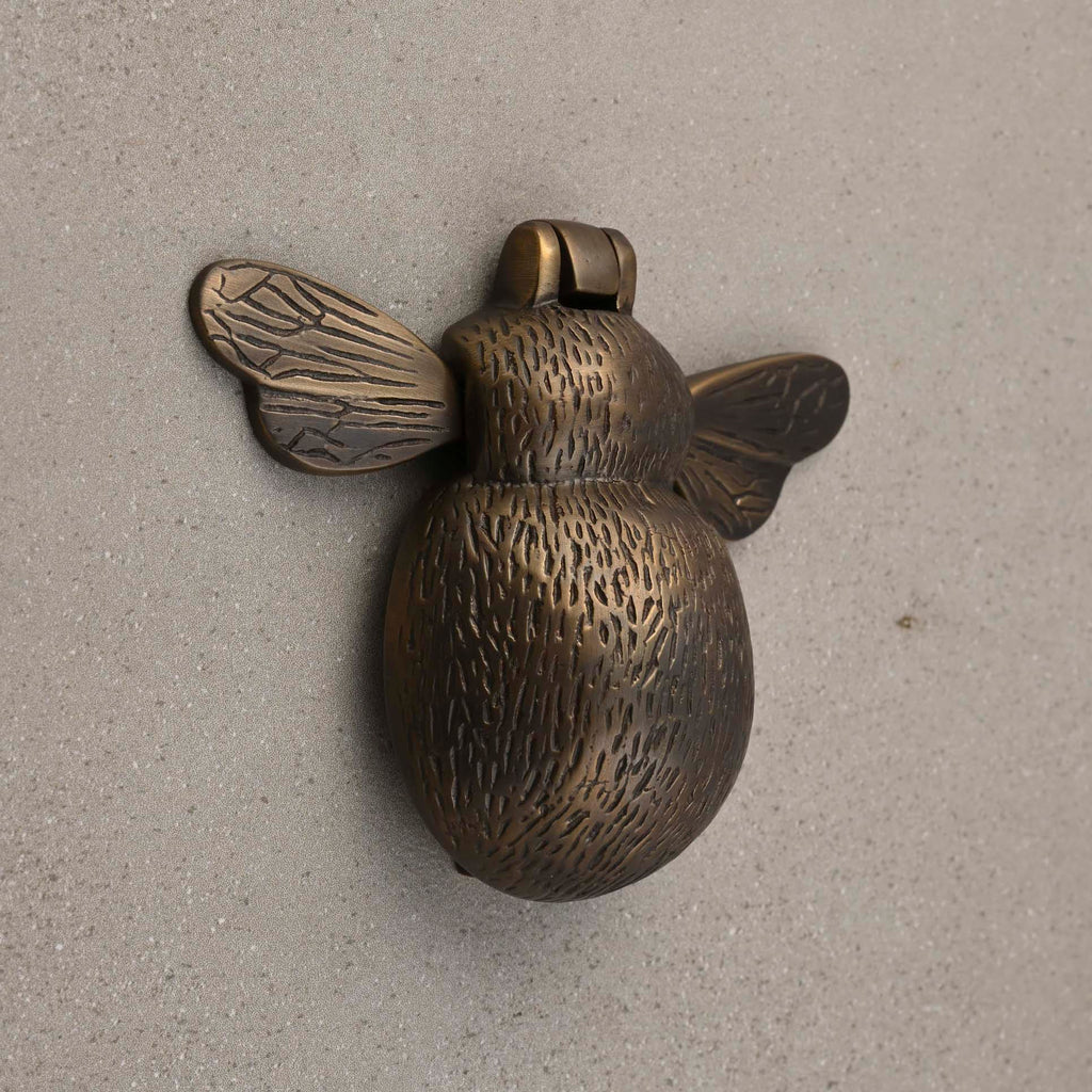 Bumblebee Door Knocker | Solid Brass-Door Knocker-Yester Home