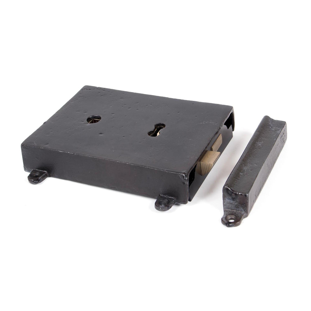 Beeswax Rim Lock & Cast Iron Cover | From The Anvil - Rim Locks & Latches - From The Anvil - Yester Home