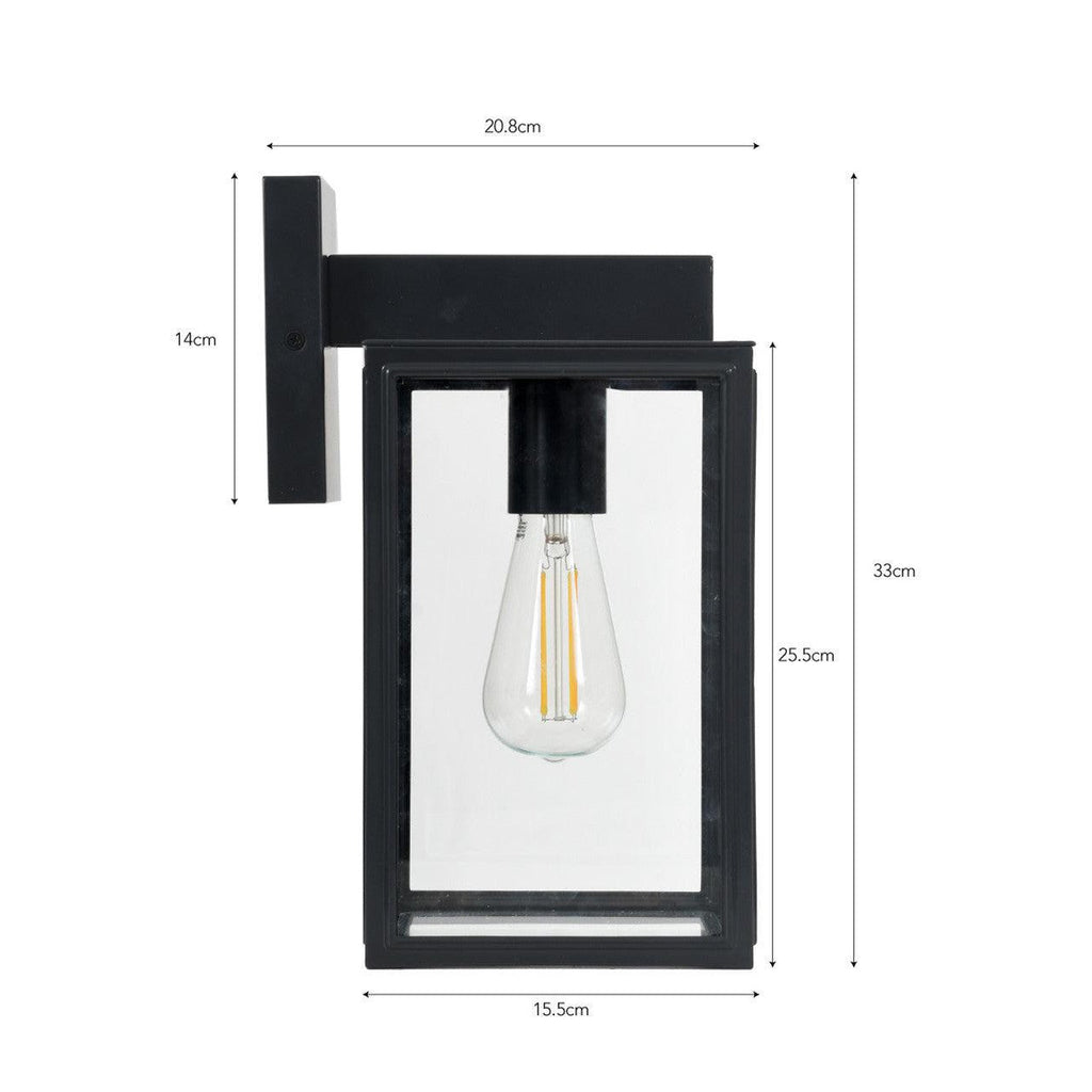 Belgrave Carriage Light | Carbon PRE-ORDER Stock expected Mid July - Wall Lights - Garden Trading - Yester Home