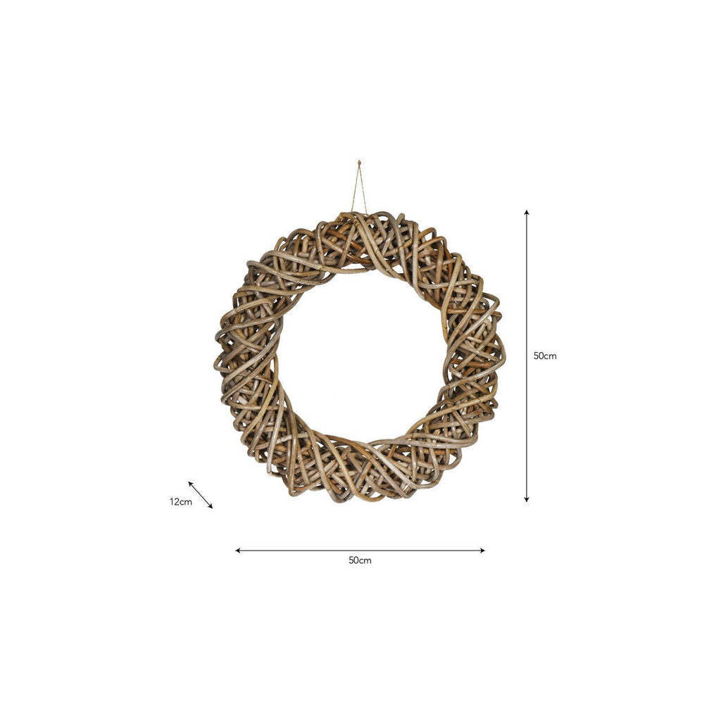 Bembridge Door Wreath | 50cm | Natural - Home Accessories - Garden Trading - Yester Home