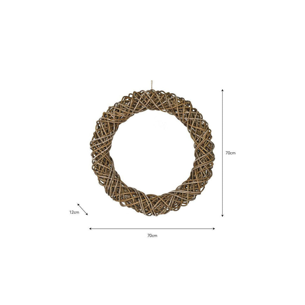 Bembridge Door Wreath | 70cm | Natural - Home Accessories - Garden Trading - Yester Home