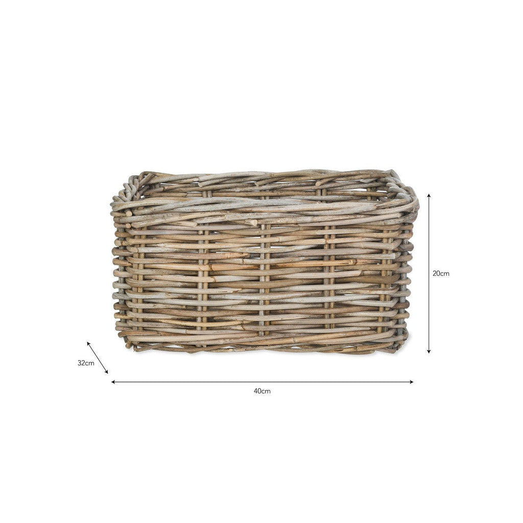 Bembridge Storage Basket | Large | Natural PRE-ORDER Stock expected Late July - Baskets - Garden Trading - Yester Home