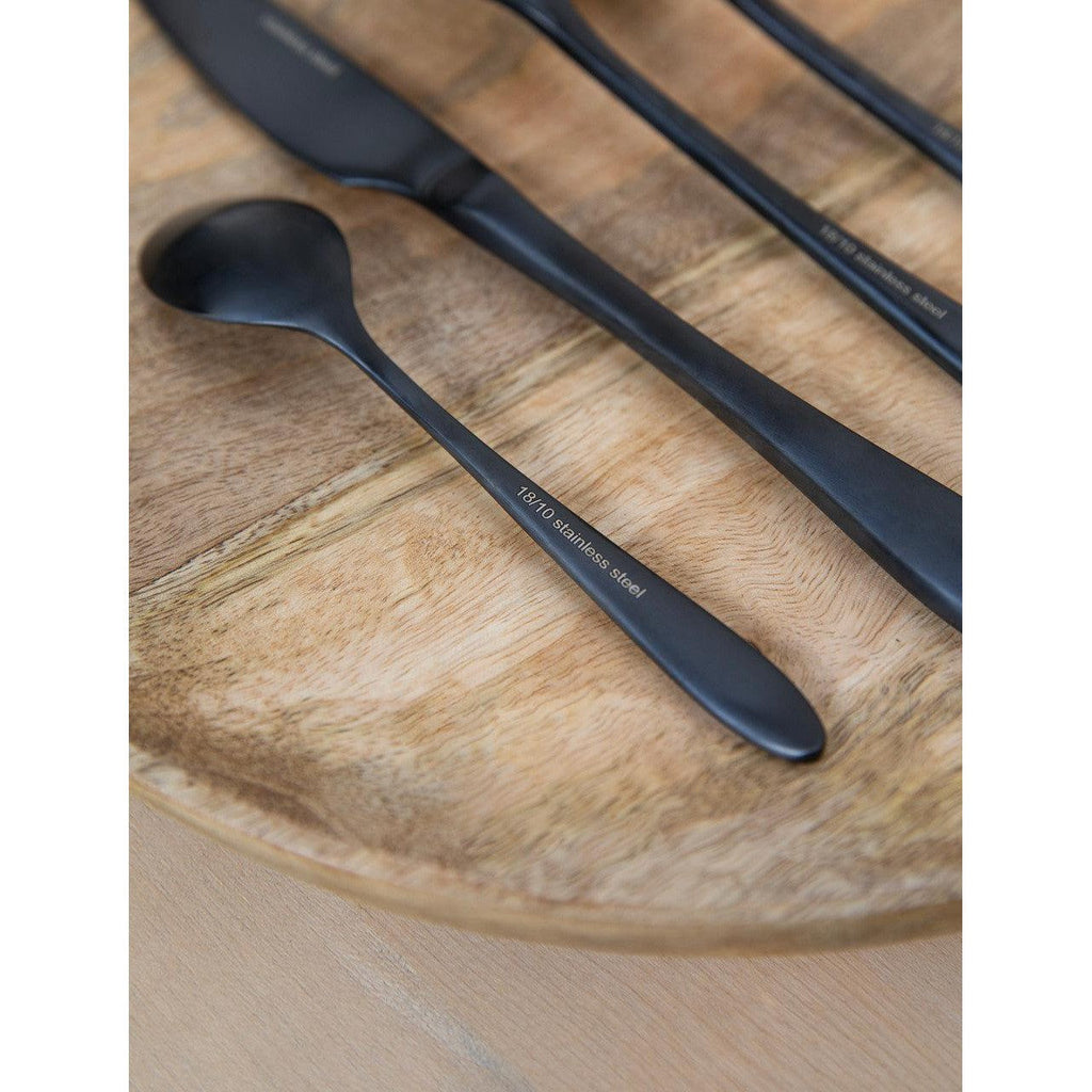 Birley Cutlery Set | 16 Piece | Black - Home Accessories - Garden Trading - Yester Home