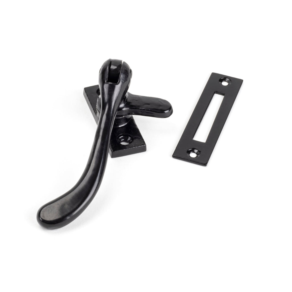 Black Handmade Peardrop Fastener | From The Anvil-Fasteners-Yester Home