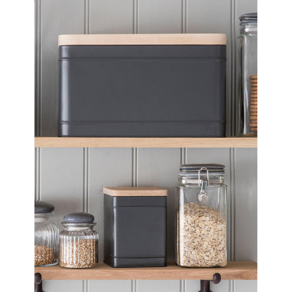 Borough Bread Bin | Charcoal - Kitchen Storage - Garden Trading - Yester Home