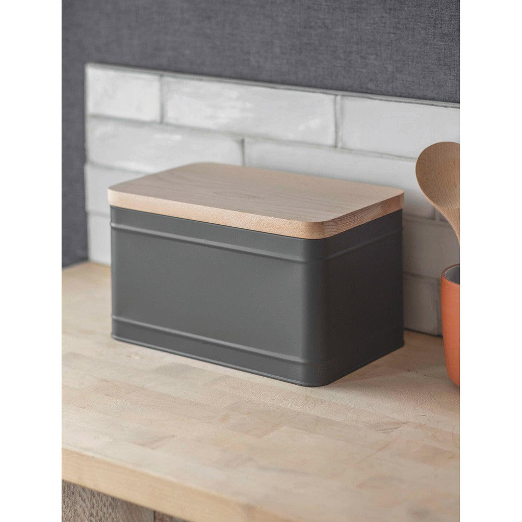 Borough Bread Bin | Charcoal - Kitchen Storage - Garden Trading - Yester Home