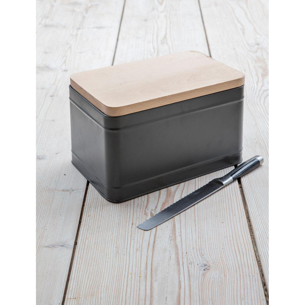 Borough Bread Bin | Charcoal - Kitchen Storage - Garden Trading - Yester Home