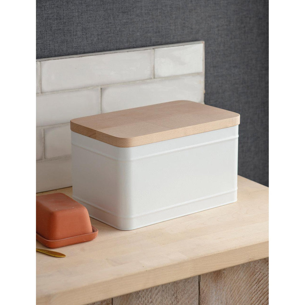 Borough Bread Bin | Lily White - Kitchen Storage - Garden Trading - Yester Home