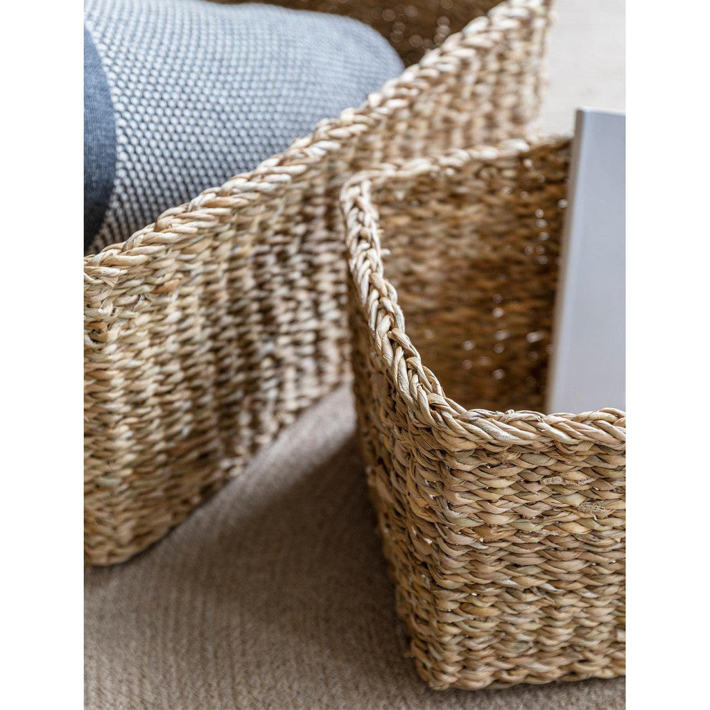 Brading Rectangular Baskets | Set of 2 | Natural PRE-ORDER Stock expected Mid July - Baskets - Garden Trading - Yester Home