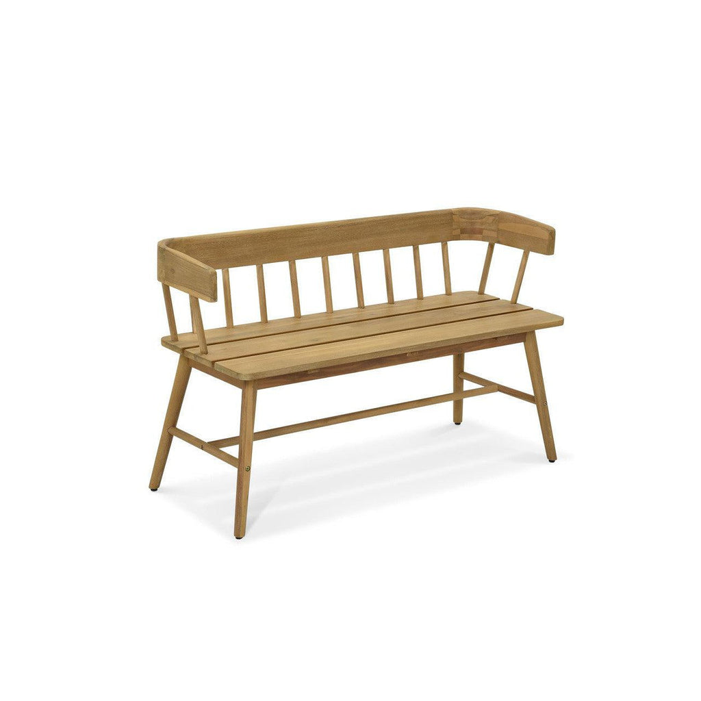 Bramley Bench | Natural-Outdoor Chairs & Loungers-Yester Home