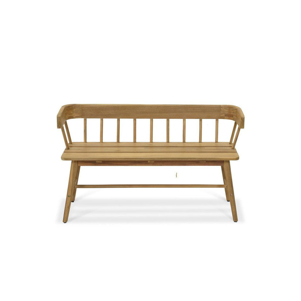 Bramley Bench | Natural-Outdoor Chairs & Loungers-Yester Home