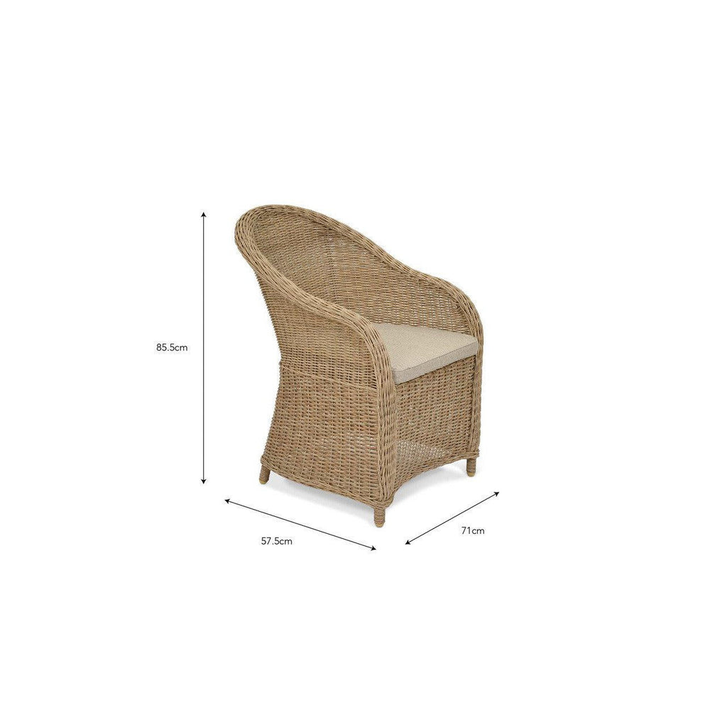 Brayford Chair | Grey PRE-ORDER Stock expected Late June - Outdoor Chairs & Loungers - Garden Trading - Yester Home