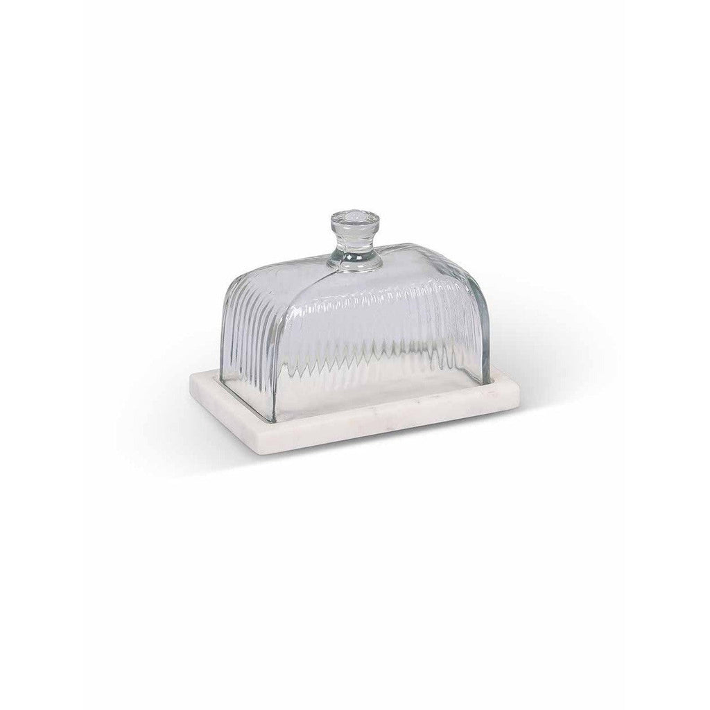 Brompton Butter Dish | White Pre-Order Stock expected MID MAY - Kitchen Accessories - Garden Trading - Yester Home