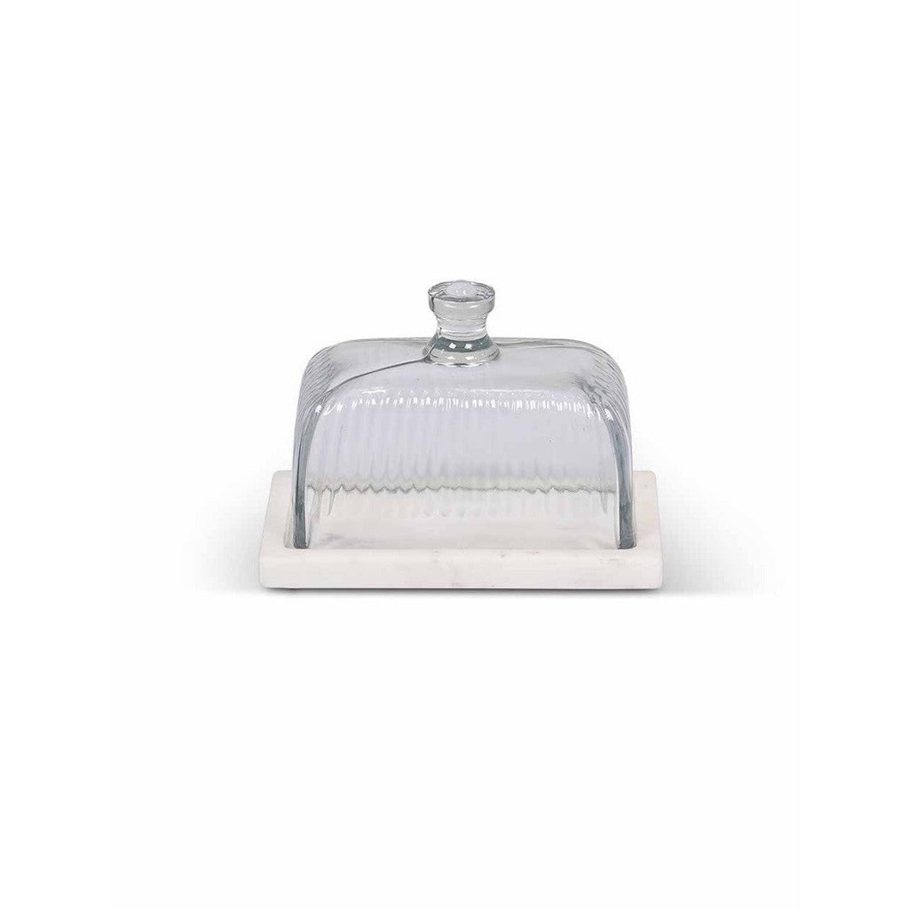 Brompton Butter Dish | White Pre-Order Stock expected MID MAY - Kitchen Accessories - Garden Trading - Yester Home
