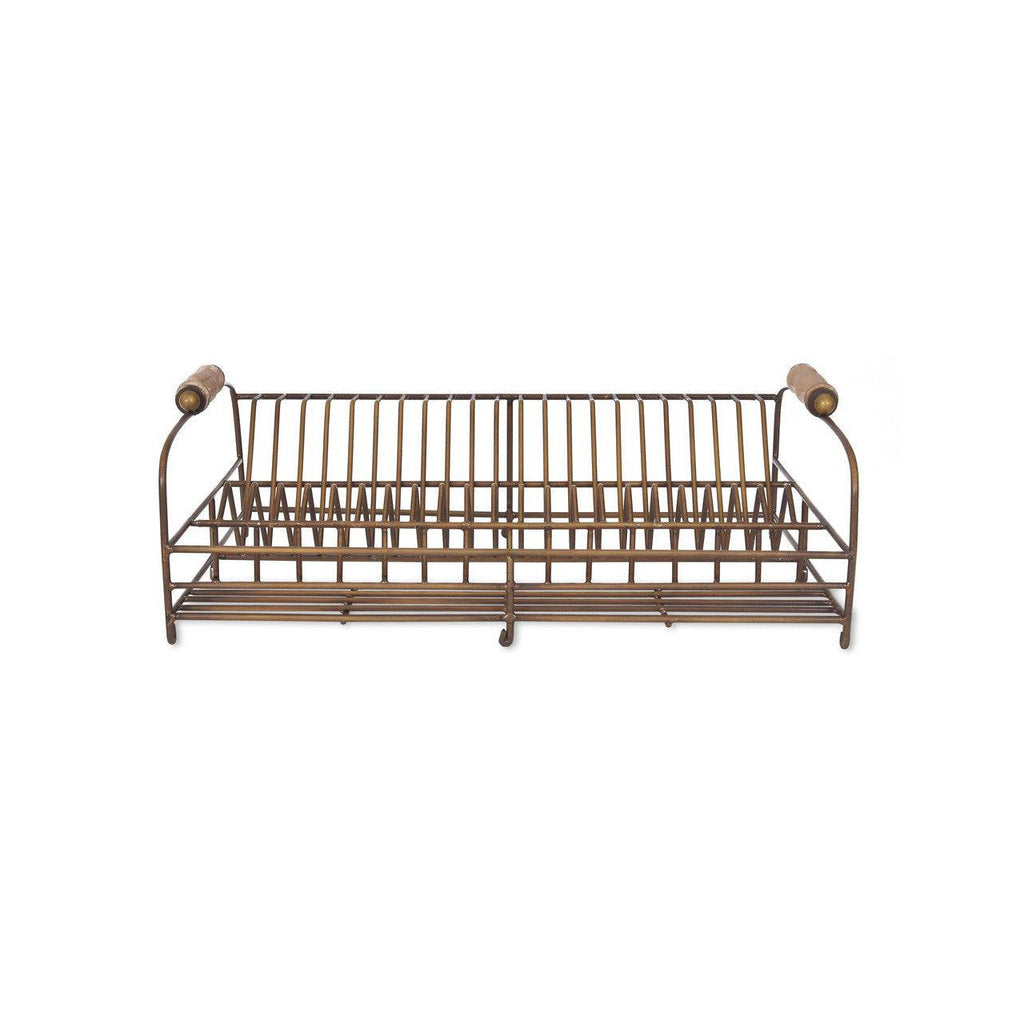 Brompton Dish Rack | Antique Brass - Kitchen Storage - Garden Trading - Yester Home