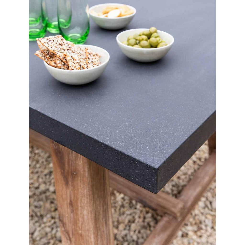 Burcot Dining Table | Large | Slate Grey - Outdoor Dining Tables & Sets - Garden Trading - Yester Home