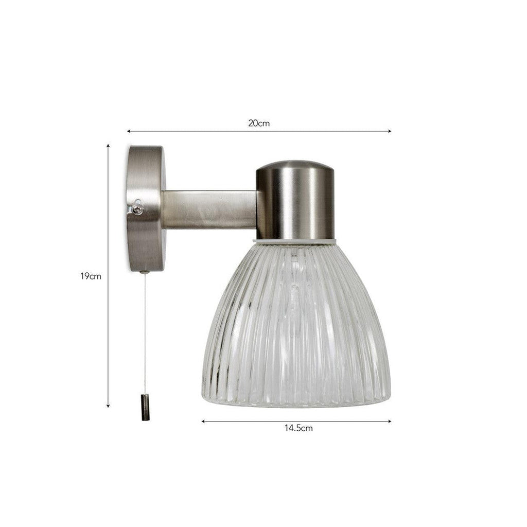 Campden Bathroom Wall Light PRE-ORDER Stock expected Mid July - Bathroom Lights - Garden Trading - Yester Home