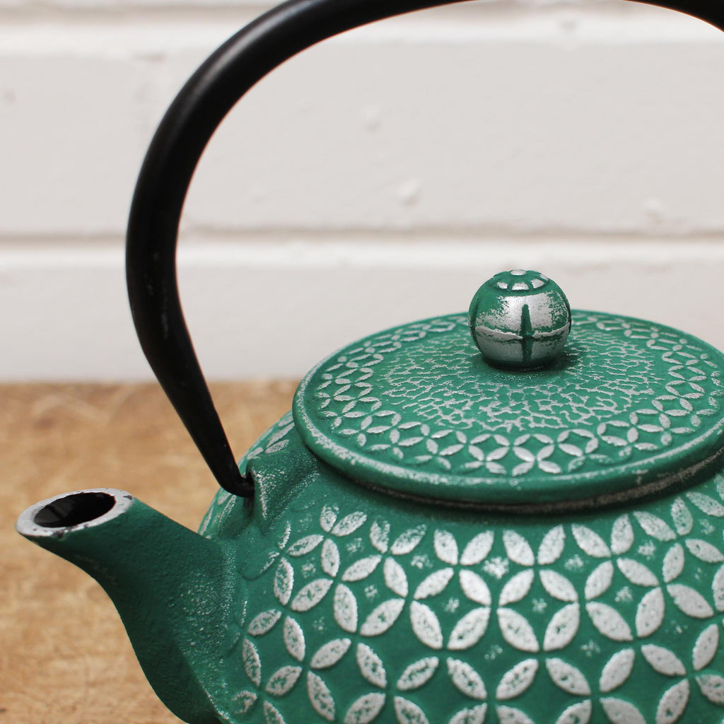 Cast Iron Japanese Teapot / Kettle Jade 1.0L-Teapots-Yester Home