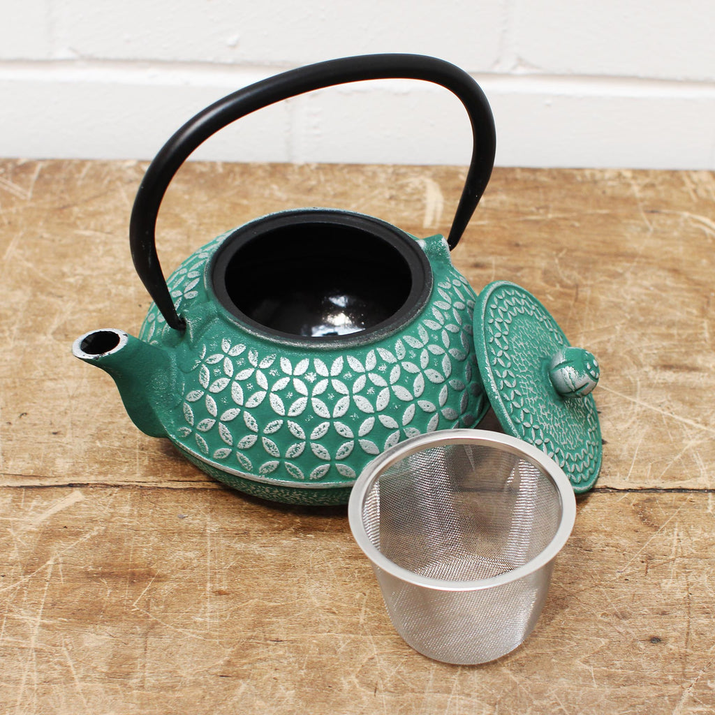 Cast Iron Japanese Teapot / Kettle Jade 1.0L-Teapots-Yester Home