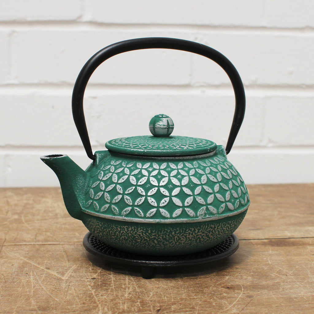 Cast Iron Japanese Teapot / Kettle Jade 1.0L-Teapots-Yester Home