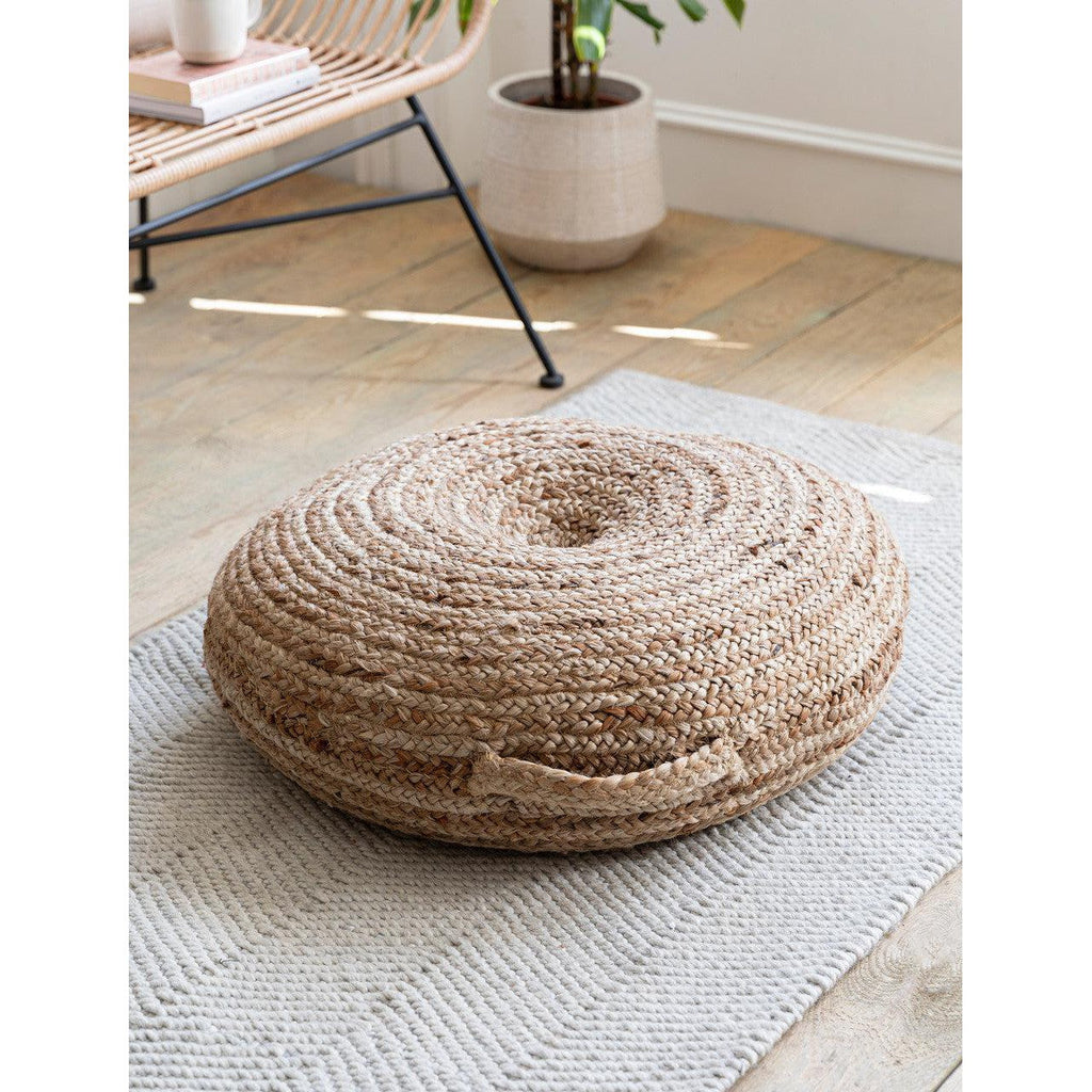 Cerney Floor Cushion | Small | Natural - Cushions & Throws - Garden Trading - Yester Home