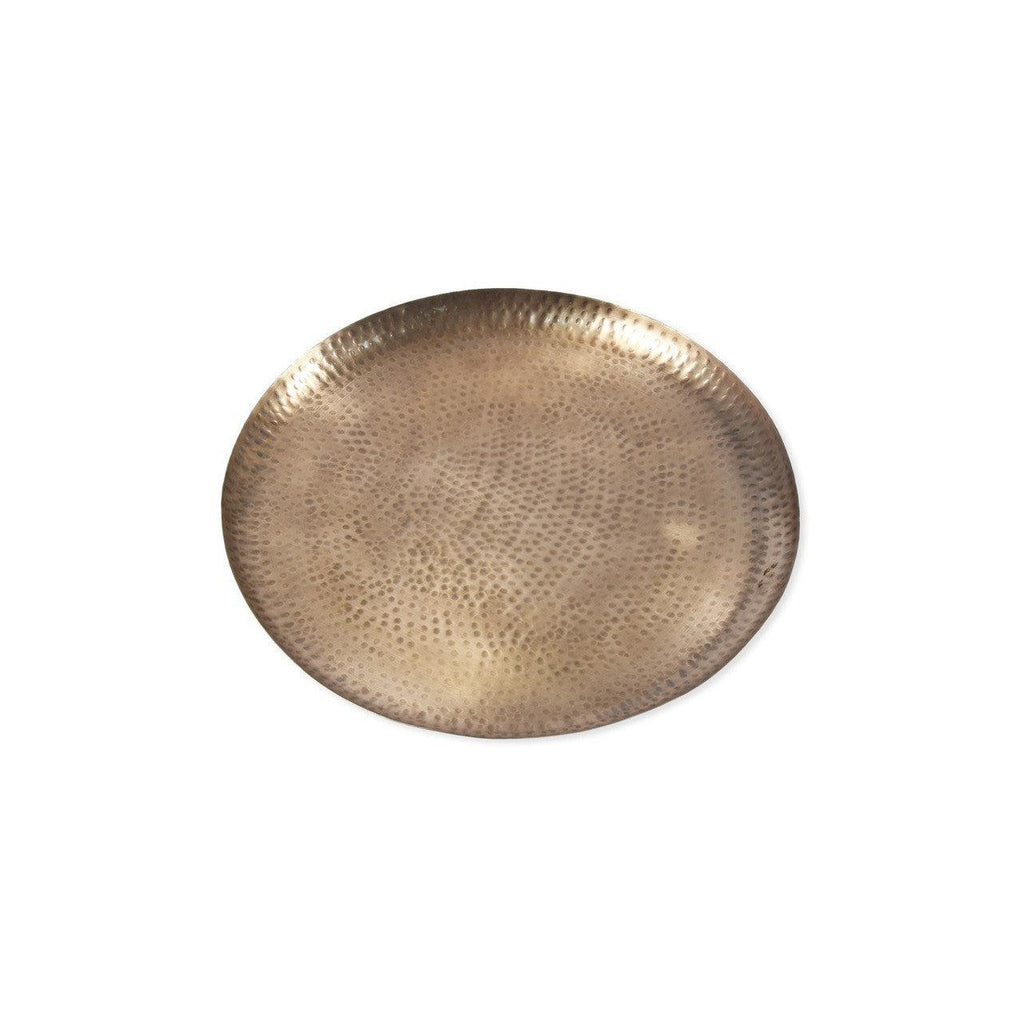 Charlton Hammered Tray | Brass Finish - Drinks & Barware - Garden Trading - Yester Home