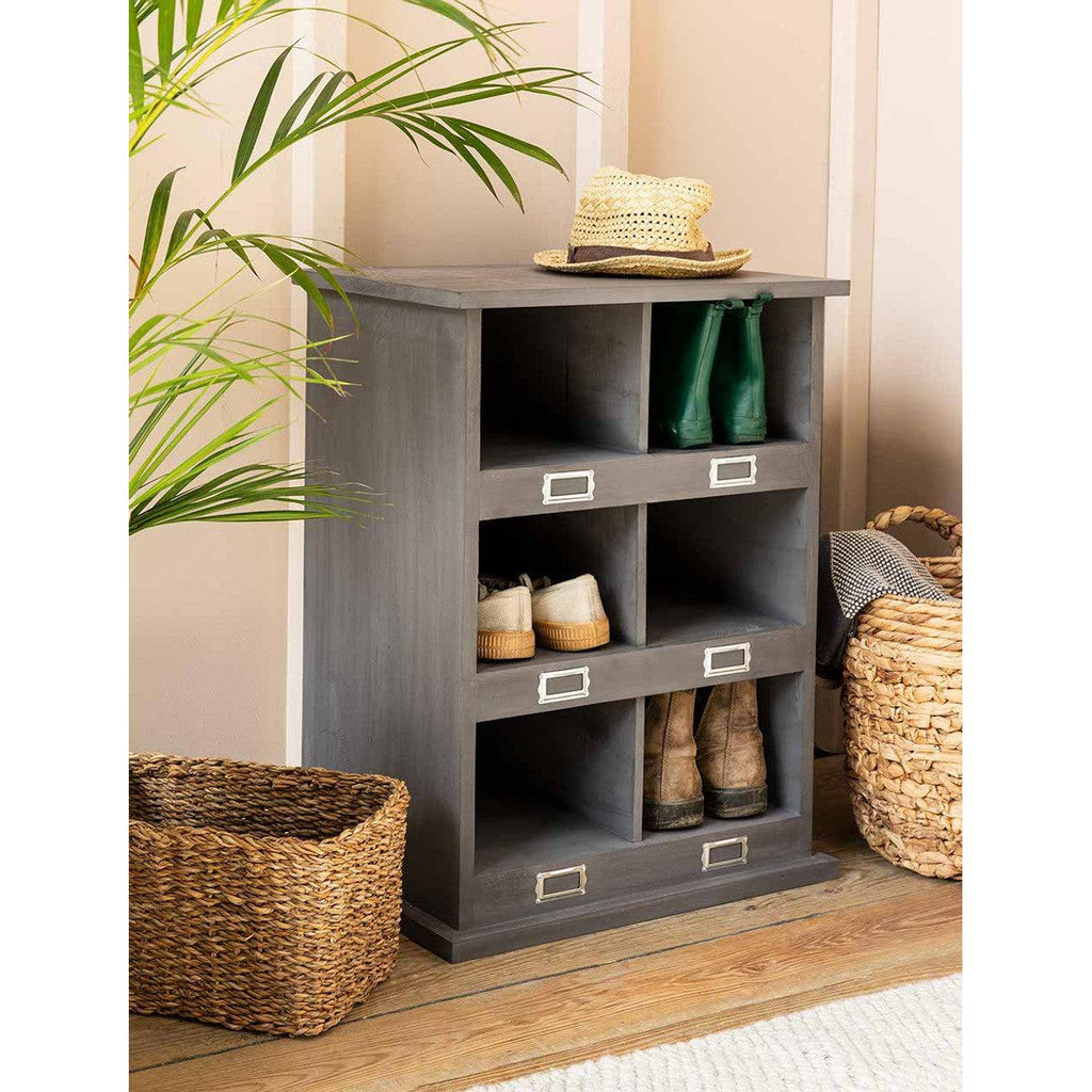 Chedworth 8 Shoe Locker | Charcoal - Shoe Storage - Garden Trading - Yester Home