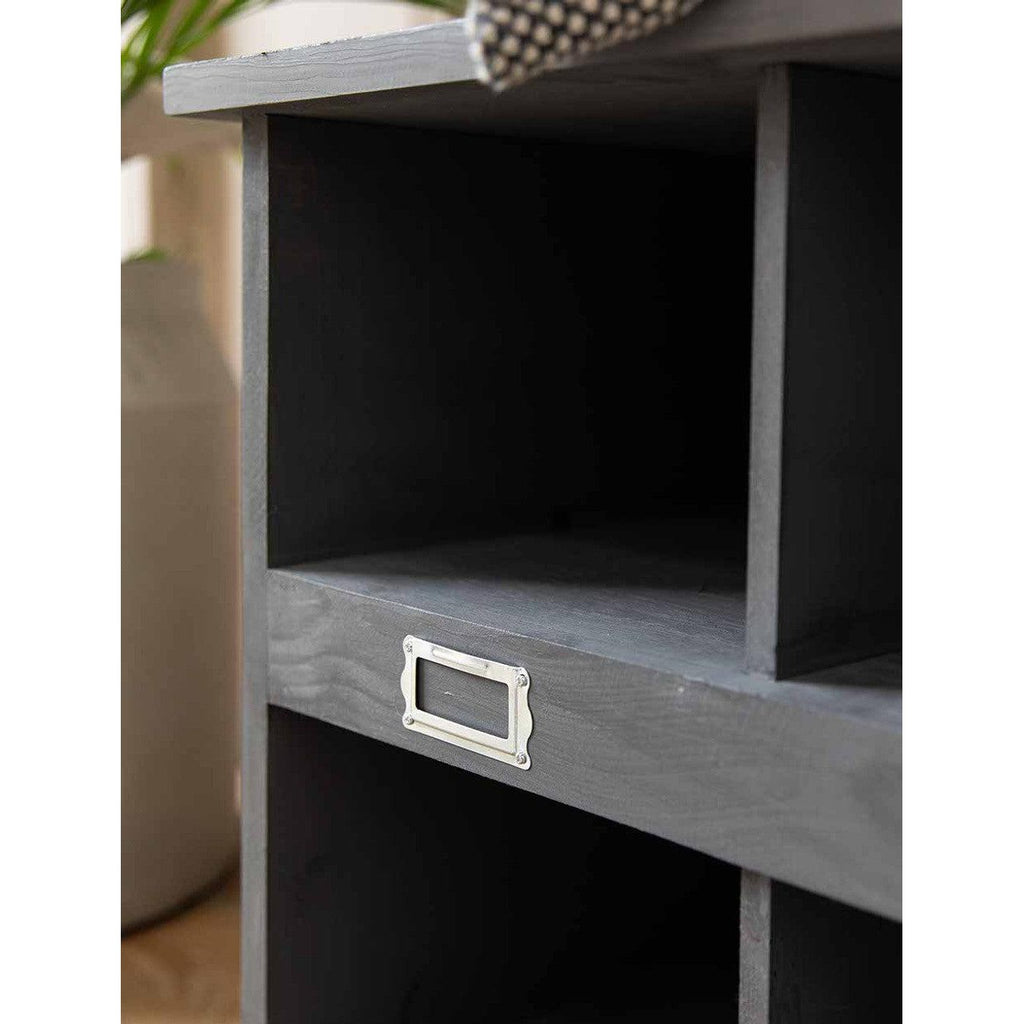 Chedworth Welly Locker | Low | Charcoal - Shoe Storage - Garden Trading - Yester Home