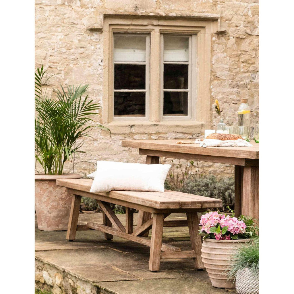 Chilford Solid Wood Bench | Large - Outdoor Chairs & Loungers - Garden Trading - Yester Home