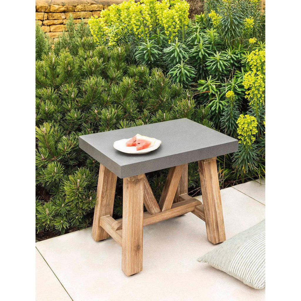 Chilford Stool | Grey - Outdoor Dining Tables & Sets - Garden Trading - Yester Home