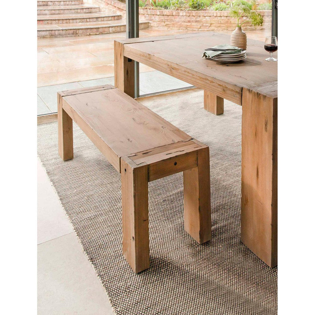 Chisbury Bench | Small | Natural - Dining Chairs & Benches - Garden Trading - Yester Home