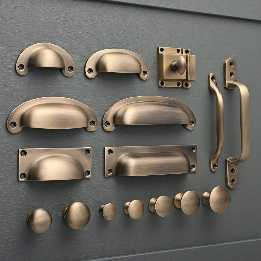 Classic Polished Brass Cupboard Handles