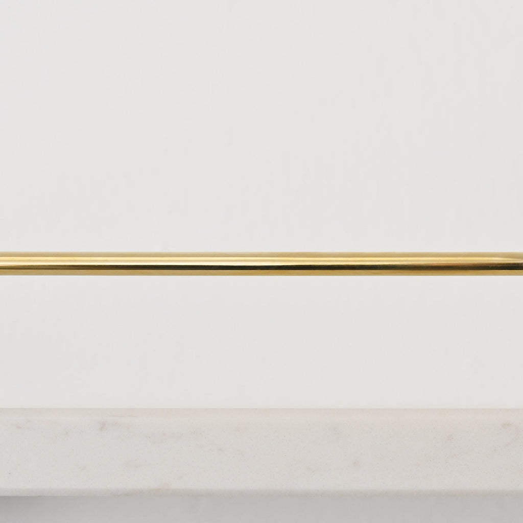 Classic Polished Brass Gallery Shelf Rail-Gallery Rails-Yester Home