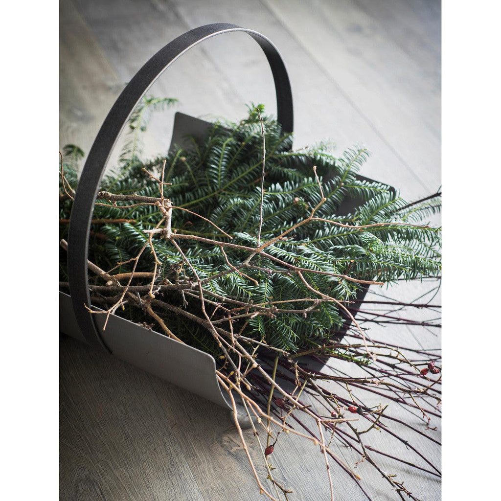 Classic Lodge Round Log Carrier | Small - Log Storage & Baskets - Garden Trading - Yester Home