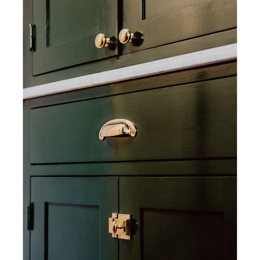 Classic Polished Brass Cupboard Handles-Cabinet Knobs-Yester Home