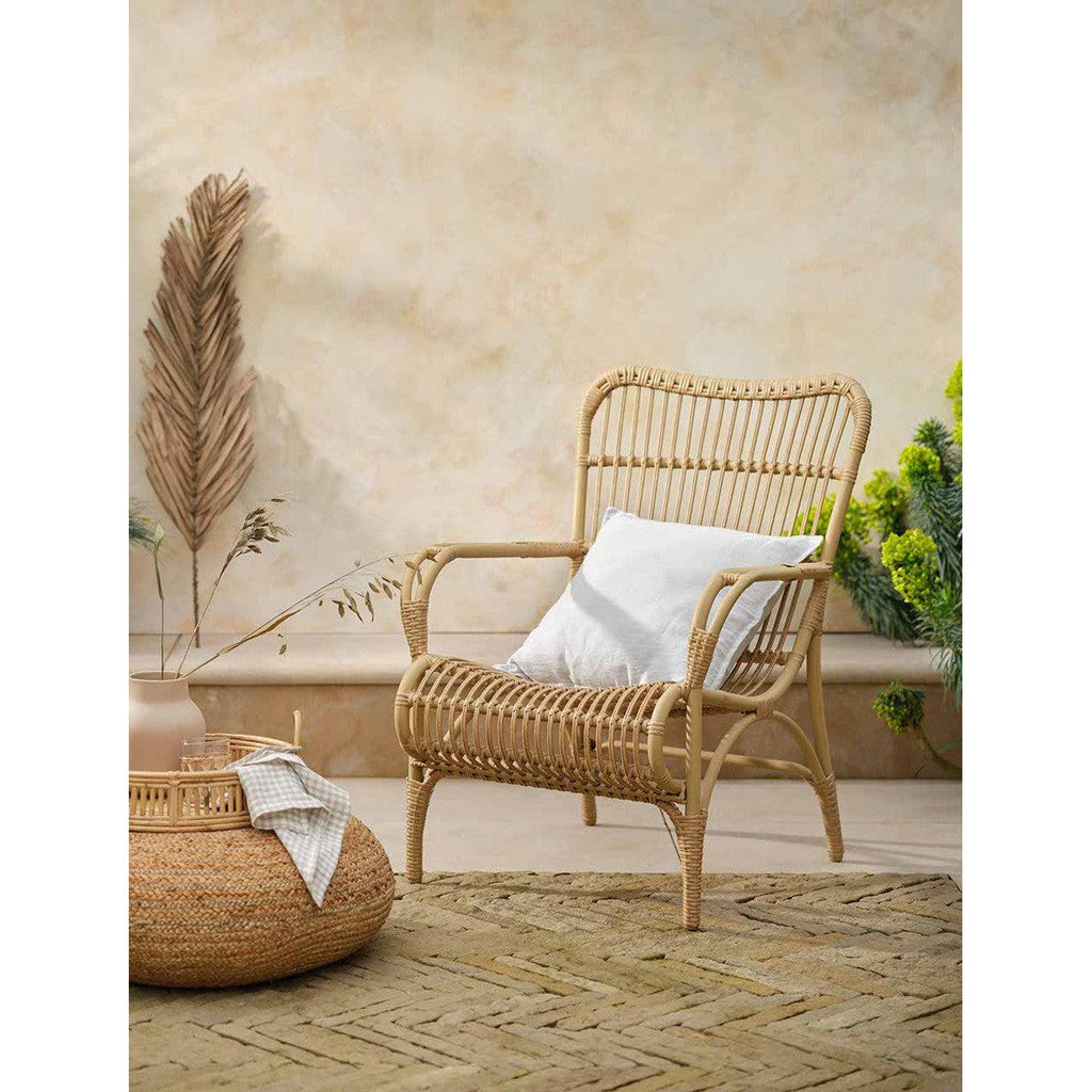 Corston Lounge Chair | Natural - Outdoor Chairs & Loungers - Garden Trading - Yester Home