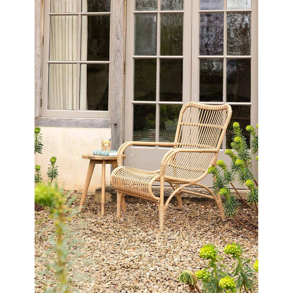 Corston Lounge Chair | Natural - Outdoor Chairs & Loungers - Garden Trading - Yester Home