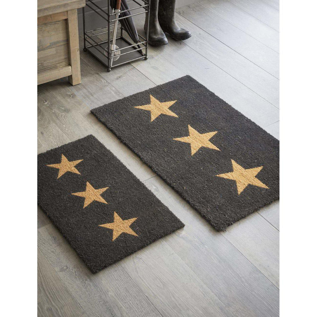 Doormat 3 Stars-Doormats-Yester Home